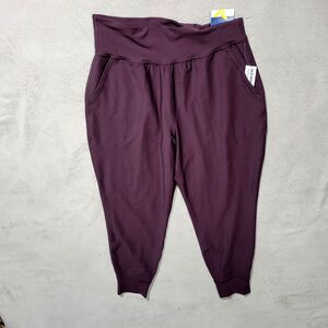Old Navy Sz L Hise Rise  Powersoft Jogger Purple
